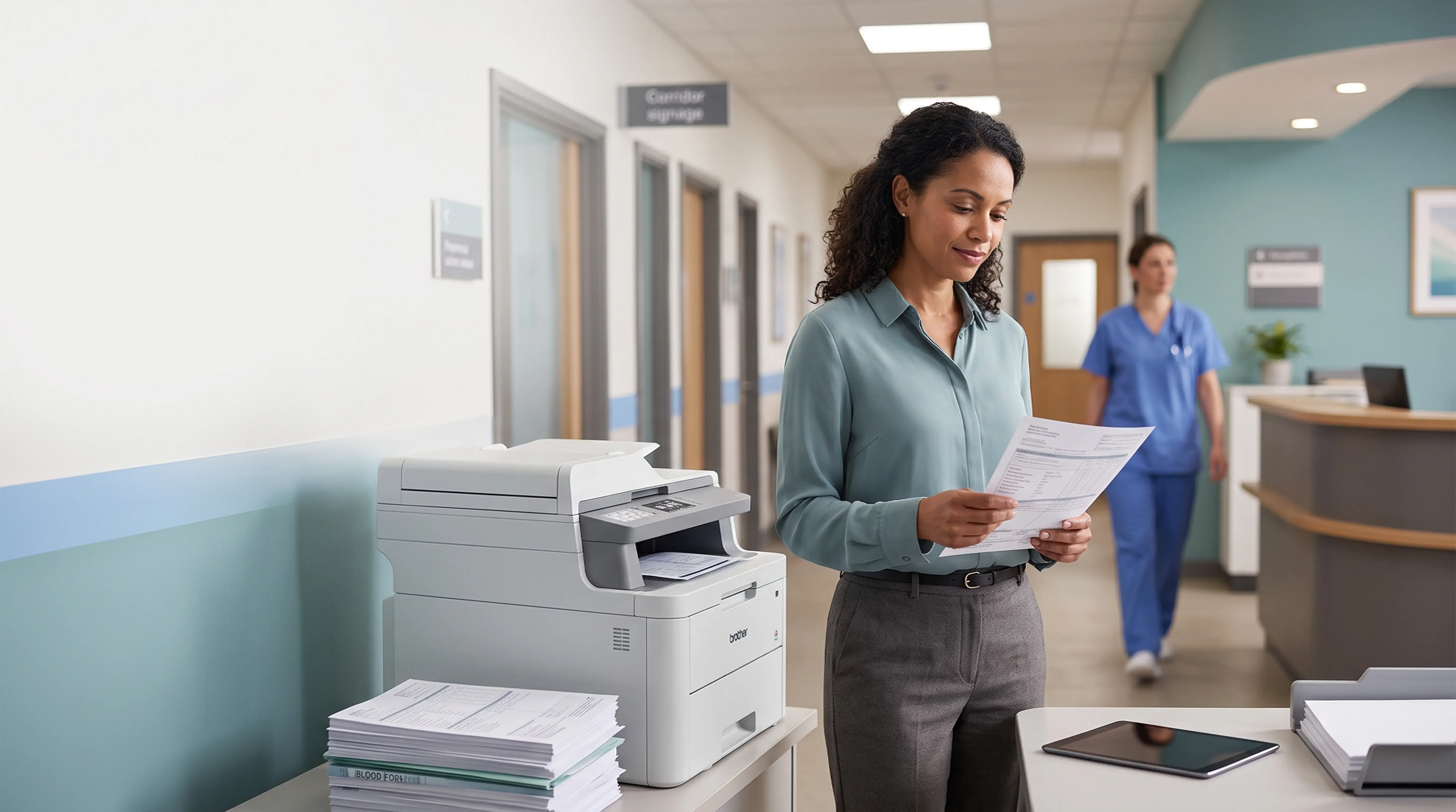 How an NHS GP practice kept prescriptions and blood forms moving, with printing they no longer had to worry about.
